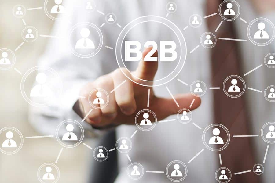 Digitization in B2B purchasing means having a global network of customers and suppliers. [shutterstock: 250348678, MaximP]